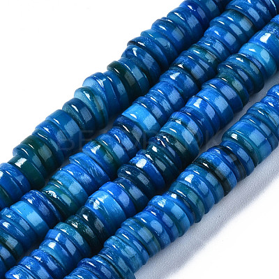 Natural Freshwater Shell Beads Strands SHEL-Q024-001C-1