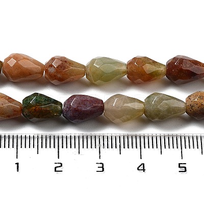 Natural Indian Agate Beads Strands G-P520-B22-01-1