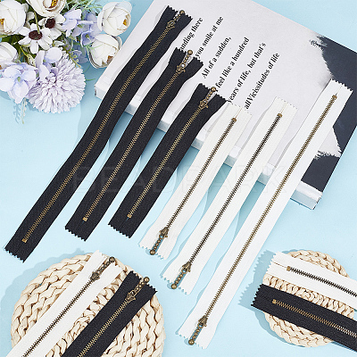 12Pcs 6 Style Nylon Closed-end Zipper DIY-GF0006-86-1