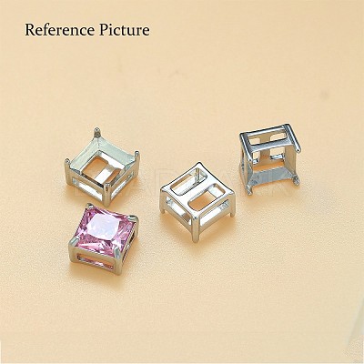 304 Stainless Steel Rhinestone Claw Settings STAS-U042-05C-G-1