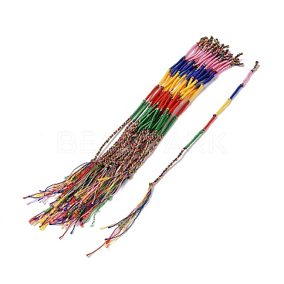 Polyester Braided String Cord Bracelet BJEW-I306-01A-1