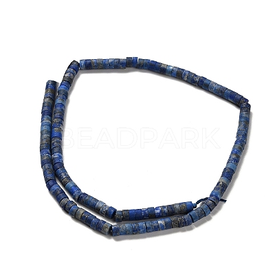 Natural Lapis Lazuli Beads Strands G-P575-B45-4x2mm-1