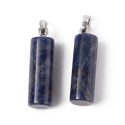 Natural Sodalite Pendants G-E135-02P-07-1