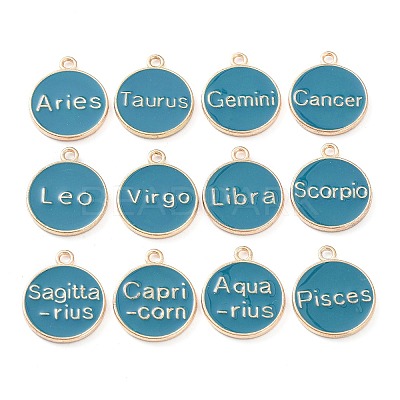Alloy Enamel Pendants ENAM-S124-01A-05-1