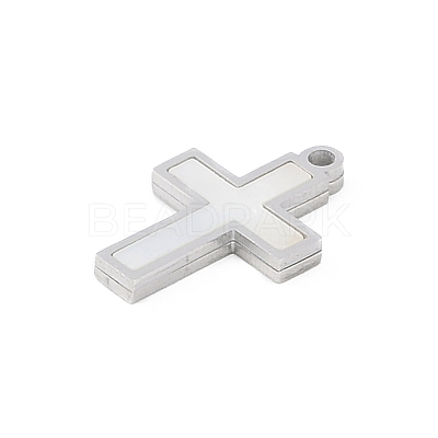 304 Stainless Steel Pendants STAS-S136-02P-01-1