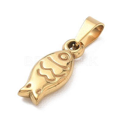 304 Stainless Steel Pendants STAS-B141-03G-G-1