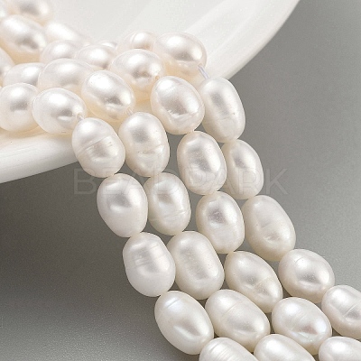 Natural Cultured Freshwater Pearl Beads Strands PEAR-P062-10J-1