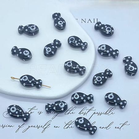 Handmade Porcelain Beads PORC-TAC0009-03C-1