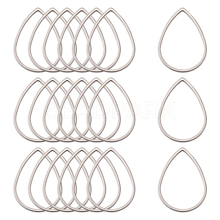 Tarnish Resistant 304 Stainless Steel Linking Rings X-STAS-T047-16C-1