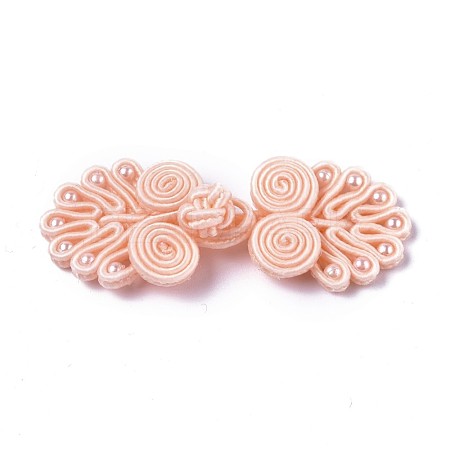 Handmade Chinese Frogs Knots Buttons Sets BUTT-WH0014-29X-1