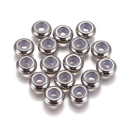 304 Stainless Steel Beads X-STAS-L222-41C-P-1
