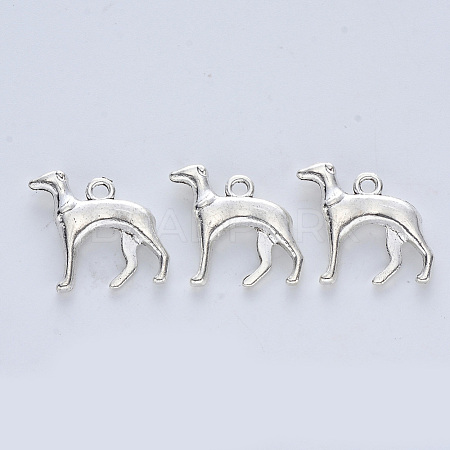 Tibetan Style Alloy Pendants X-TIBE-R316-013AS-RS-1
