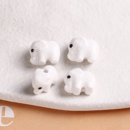 Glazed Porcelain Beads PW-WGF9028-08-1
