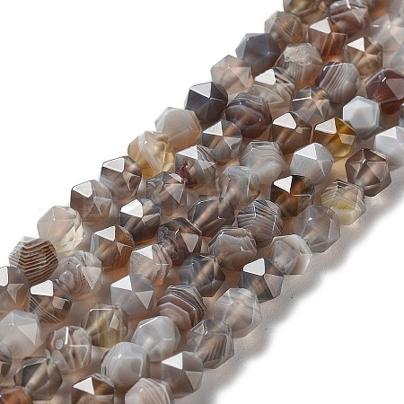 Natural Botswana Agate Beads Strands G-NH0002-C01-01-1