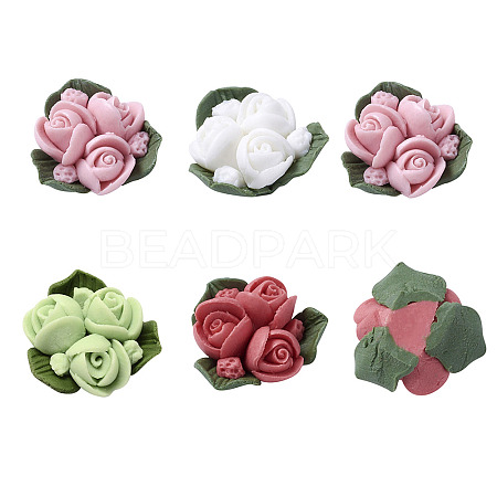 Handmade Porcelain Cabochons PORC-TA0001-02-1