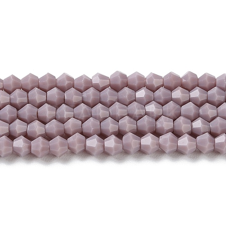 Opaque Solid Color Imitation Jade Glass Beads Strands LS-EGLA-A039-P4mm-D13-1