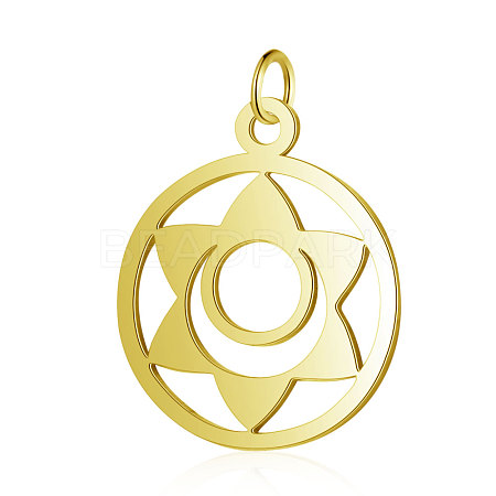 PVD Vacuum Plating 304 Stainless Steel Pendants STAS-S105-T525G-1