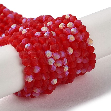 Transparent Glass Beads Strands EGLA-A044-T1mm-MB01-1