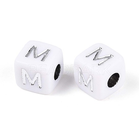 Opaque Acrylic Beads SACR-T035-03M-1