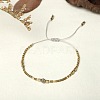 Bohemian Style Handmade Braided Friendship Bracelet with Semi-Precious Beads for Women ST2257496-1