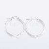 304 Stainless Steel Hoop Earrings EJEW-H327-04-1