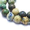 Natural Chrysocolla Beads Strands G-E561-17-10mm-3