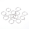 Brass Wine Glass Charm Rings EC067-1NF-4