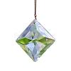 Rhombus Faceted K9 Glass Suncatchers PW-WG815F2-01-4