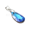 Electroplated Glass Pendants PALLOY-JF03062-4