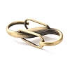 Zinc Alloy DIY Bags Adjustable Clasps Accessories PALLOY-A068-06BAB-3
