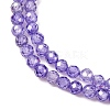 Cubic Zirconia Beads Strands G-G792-47-02C-3