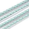 Braided Cowhide Leather Cord NWIR-N005-01F-3mm-3