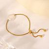 Fashion Stainless Steel Boston Link Chains Slider Bracelets LS-EE0272-6
