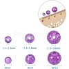 Spray Painted Crackle Glass Beads CCG-PH0002-04-2