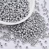 Electroplate 6/0 Glass Seed Beads SEED-Q005-P-1