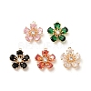 Glass Charms KK-P260-07G-1