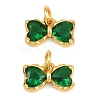 Brass Glass Pendants KK-K340-48G-05-1