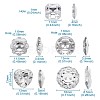 Acrylic Rhinestone Buttons BUTT-PJ0001-01-7