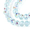 Transparent Glass Beads Strands EGLA-N016-6mm-01-3
