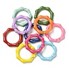 10Pcs Spray Painted Alloy Spring Gate Rings FIND-YW0001-61-3