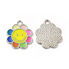 Alloy Enamel Pendants ENAM-B050-04P-01-1