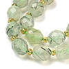 Natural Prehnite Beads Strands G-N342-43-4