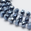 Electroplate Glass Beads Strands EGLA-G026-FP05-2