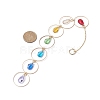 Faceted Glass Suncatchers HJEW-JM01649-02-3