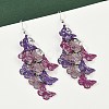 430 Stainless Steel Butterfly Dangle Earrings EJEW-A137-02P-02-2