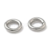 Tarnish Resistant 304 Stainless Steel Open Jump Rings X-STAS-Q186-02-3x0.6mm-3