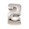 Number 2 Brass Beads KK-B167-B167-26P-02-1