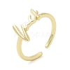 Rack Plating Brass Open Cuff Ring RJEW-Q773-20G-3