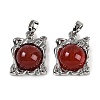 Natural Carnelian(Dyed & Heated) Pendants KK-P283-52P-1