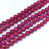 Natural Mashan Jade Round Beads Strands X-G-D263-10mm-XS12-2
